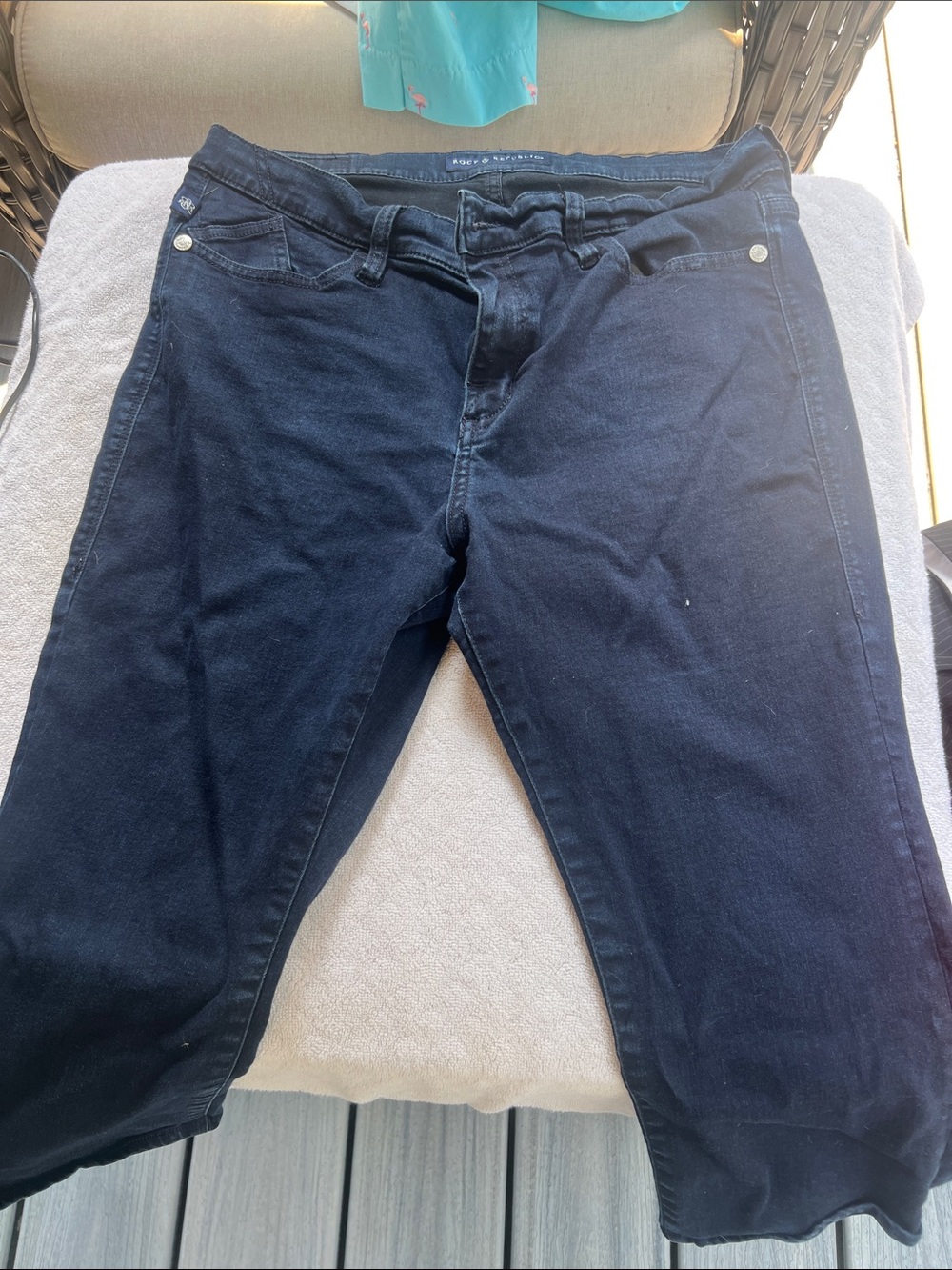 Dark Blue Rock & Republic Women’s Capris